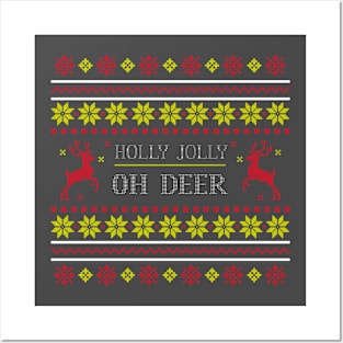 christmas sweater Posters and Art